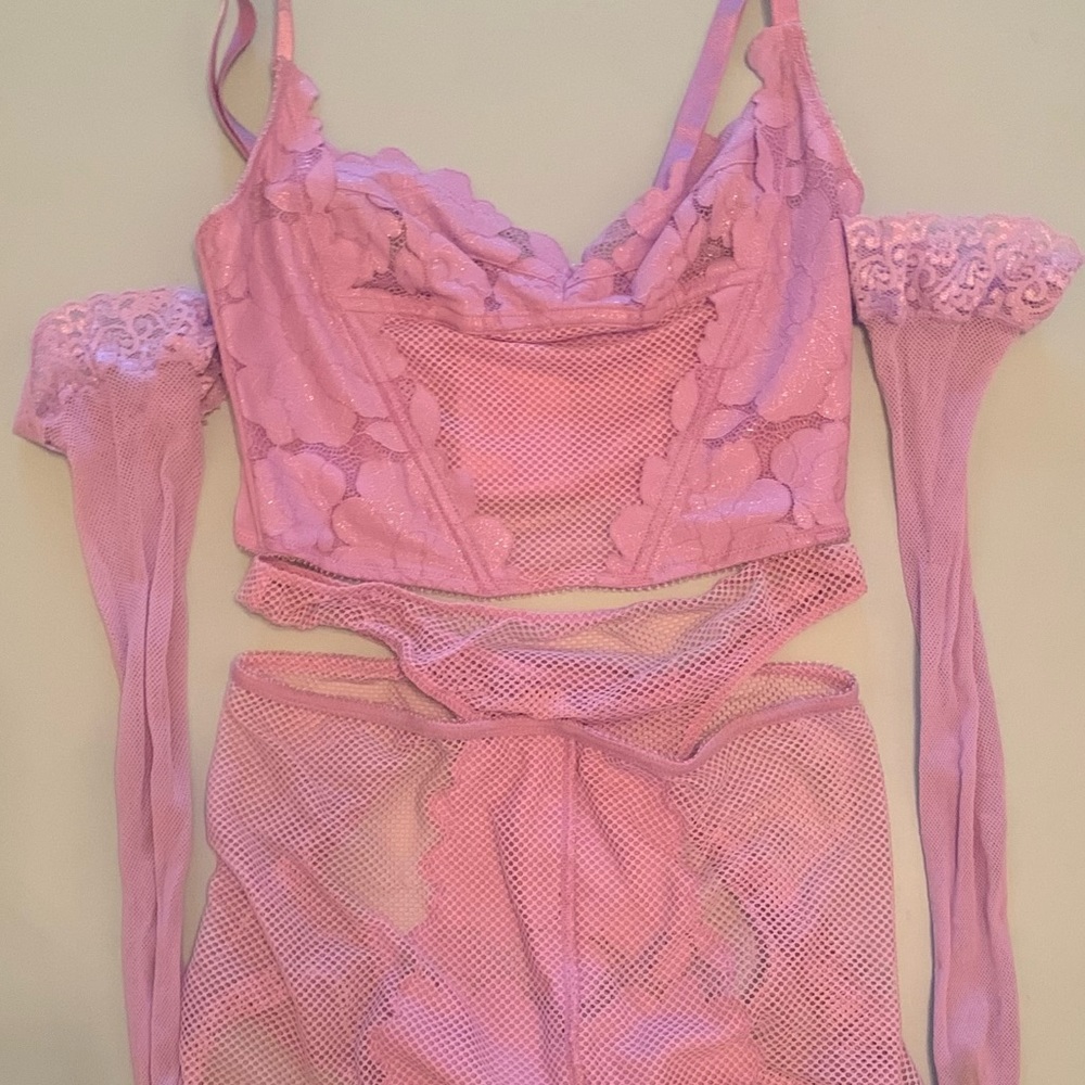 Savage x Fenty Floral Glow Lingerie Set